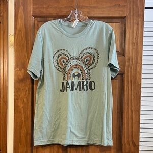 Disney JAMBO Animal Kingdom Short Sleeve Tee Shirt Top